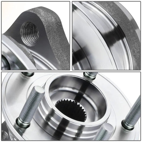 Close-up of Front Wheel Bearing Hub Assembly Direct Fit for Hyundai Sonata 2015 2019 Tucson 2016 2021 Veloster 2019