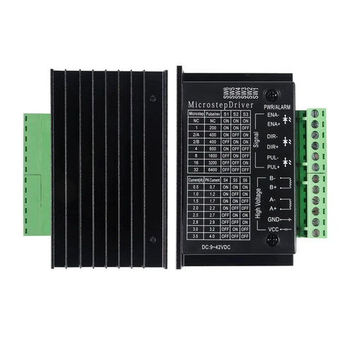 3 Pack TB6600 Stepper Motor Driver For CNC Controller, Single Axis Hybrid Driver, terminals and settings view