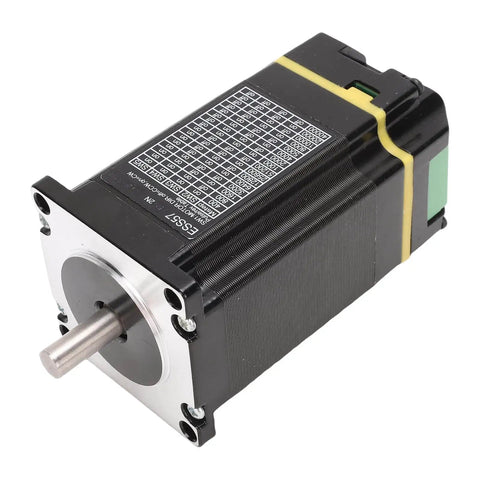 Front view of Integrated Servo Stepper Motor With Closed Loop Controller And Driver, Pro Grade 2Nm Torque, 0-3000 RPM, 1000 Lines Encoder