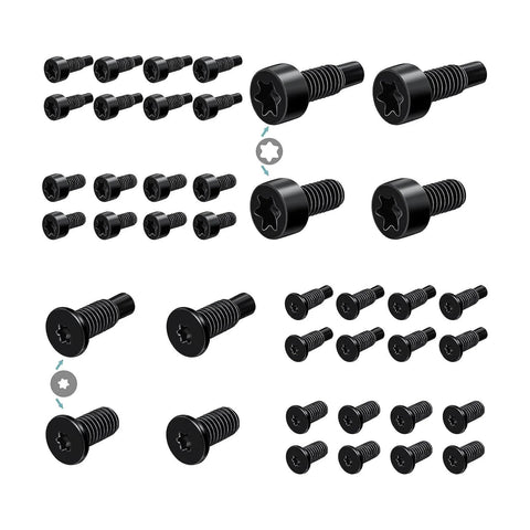 20 Piece Doorbell Security Screws Replacement Kit With Rings Industrial Grade Quick Fix Fasteners for video doorbell security.