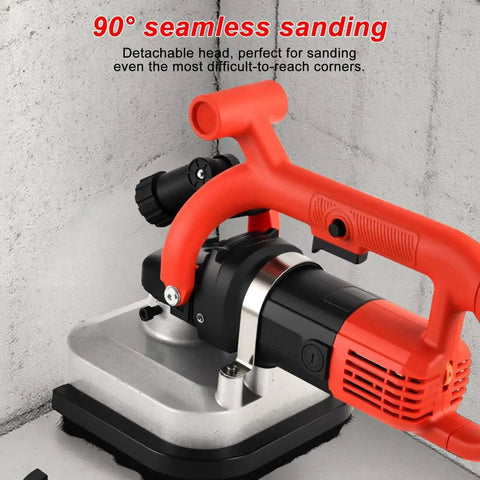 Close-up of Beefy 3600W Four Head Concrete Grinder With LED Light And Full Copper Motor Electric Floor Polisher showing detachable head.