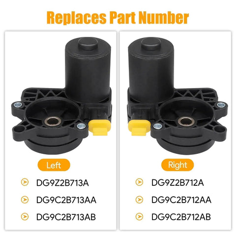 Left and right electric parking brake actuator motor with sealing rings for Ford Edge Fusion Escape Lincoln MKC MKX MKZ 2013-2018.