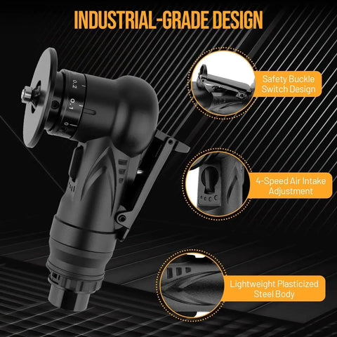 Pneumatic Chamfering Tool With 6 C Angle And 6 R Angle Blades For 45 Degree Bevels And Radius Edges Upgrade Air Deburring Tool