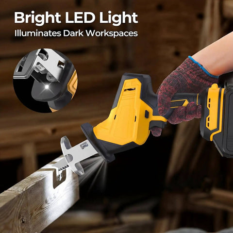 Cordless Reciprocating Saw With Brushless Motor Compatible With 20V Max Batteries No Battery Included Sawzall cutting wood