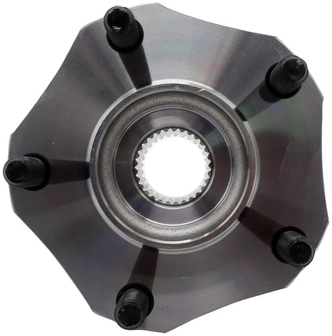 Go To Front Wheel Bearing And Hub Assembly For Nissan Models, Complete Replacement Kit with precision fit, top view of hub