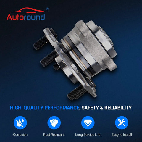 Rear Wheel Bearing And Hub Assembly For Honda Accord 2008 2009 2010 2011 2012 And Acura TSX 2009 2010 2011 2012 2013 2014 With ABS