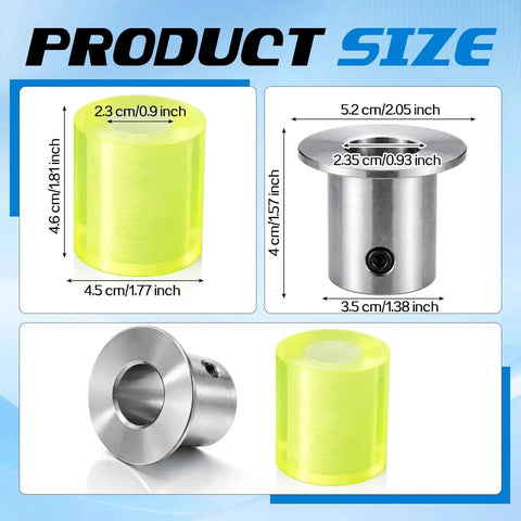 Product dimensions for Pro Grade Bead Roller Tipping Die Set With Polyurethane Wheel For Sheet Metal Forming CR12 Steel Dies