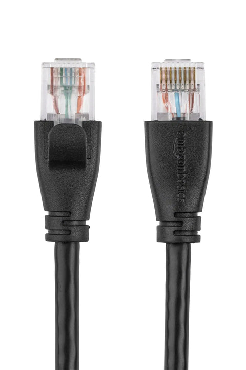 Cat 6 Ethernet Patch Cable 50 Foot With RJ45 Gold Plated Connectors For Fast Home Network Up To 1 Gigabit Per Second Plug And Play
