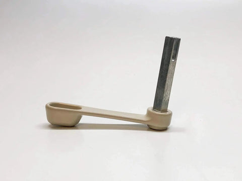 Sliding Patio Door Latch Lever For Milgard Almond Thumb Turn Replacement, C1275 P Compatible, Almond Aluminum Finish