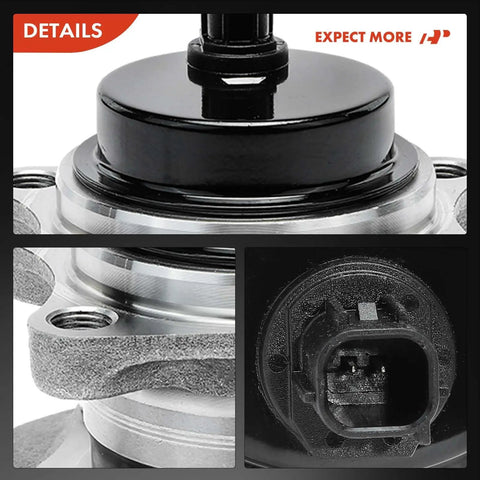 Close-up of Rear Wheel Bearing And Hub Assembly With ABS For Toyota Lexus And Scion Vehicles 2006 To 2021 Five Lug Pattern
