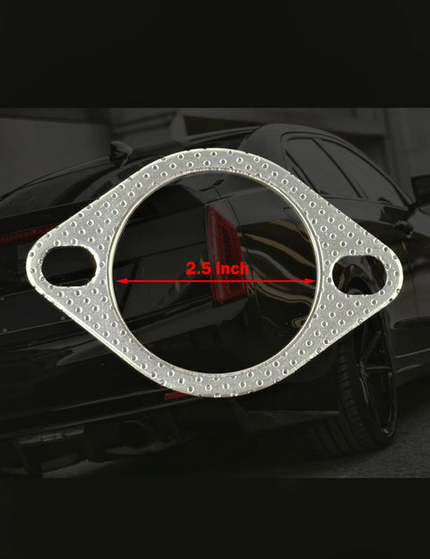 YAMAKATO 2.5 in two-bolt high-temp exhaust gasket, metallic reinforced, 62mm bore