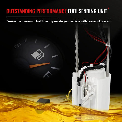 Beefed Up Fuel Pump Assembly For Honda Pioneer 500 700 4 1000 5 SXS Models 2014 To 2023 Replacement in white with wires