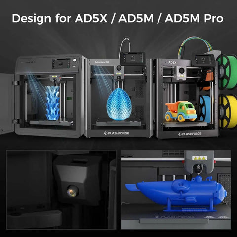Camera Live View Kit For Adventurer 5M And Adventurer 5M Pro And AD5X 3D Printer Real Time Monitoring with LAN access and apps