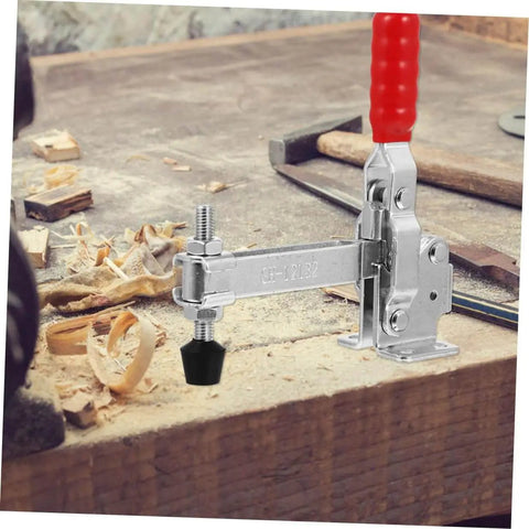Two Pack Welding Toggle Clamps For Jig Fixtures, Quick Release Fixed Location Clamps, Durable Iron Construction for projects