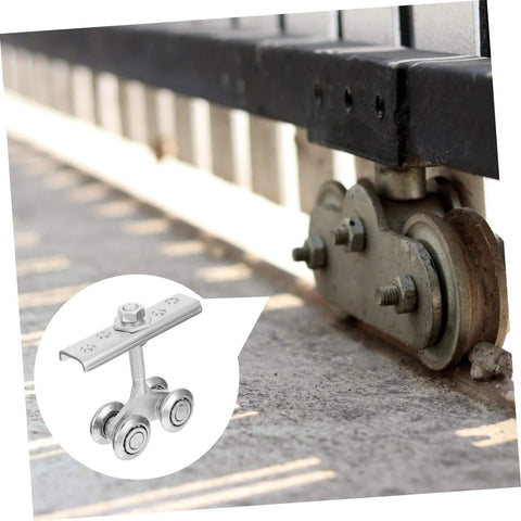 Heavy Duty Galvanized Door Roller Pulley For Sliding Doors, 500Kg Load Capacity Track Wheel Accessory For Industrial Use