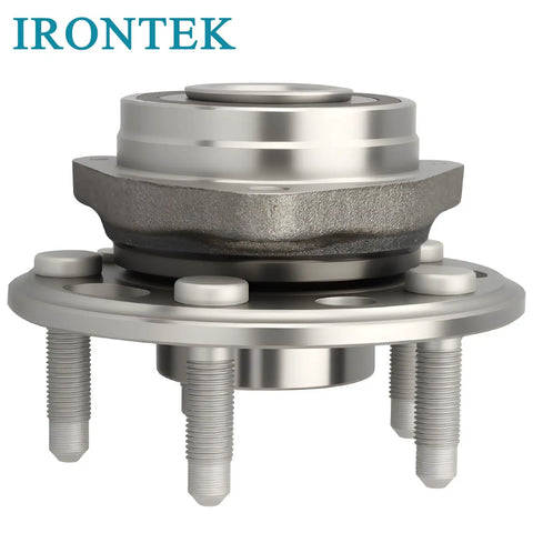 Front and rear wheel bearing hub assembly with ABS beefed up 5 lug for Cadillac XTS CTS Buick LaCrosse Regal side view