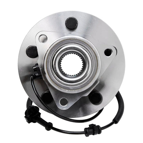Front Wheel Bearing Hubs For 2006-2009 Dodge Ram 1500 With 4 Wheel ABS, 5 Lug, Crew Cab Or Standard Cab, Front Hub Assembly Replacement Kit Includes 2 Hubs