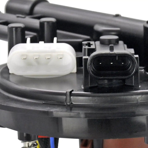 Close-up of connectors on the Fuel Pump Module Assembly For 2005 2006 2007 GM Minivans And SUVs Including Uplander Montana Terraza Relay