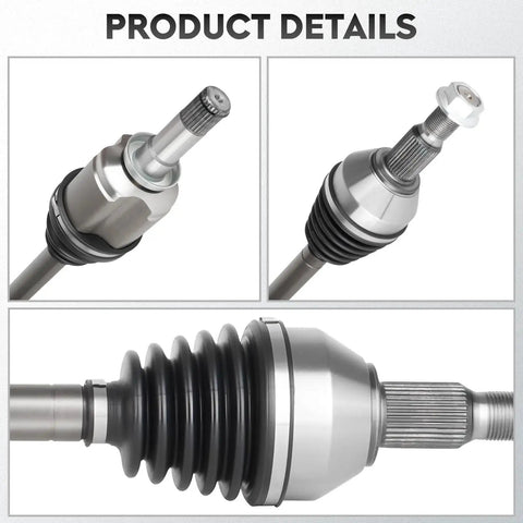 Front CV Axle Shaft Assembly Set Fits GM SUVs Traverse, Acadia, Enclave, Outlook 2007-2017 Driver And Passenger Side 2 Pack