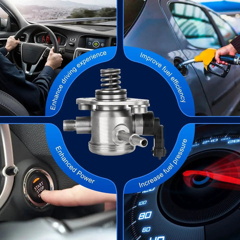 Illustration showing Buick Lacrosse 2010-2016 high pressure fuel pump drop in direct replacement with 2.4L engine compatibility