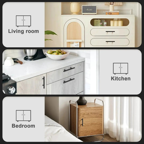 30 Pack Matte Black T Bar Cabinet Pulls, 6 Inch Length With 3-3/4 Inch Hole Centers, Stainless Steel Dresser Drawer Pulls in living room, kitchen, bedroom
