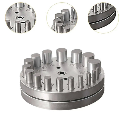 Round Disc Cutter Set Manual Round Punch Heavy Duty Coin Punch Tool For Jewelry Making And Metal Forming Die For Sheets Brass Gaskets 124mm