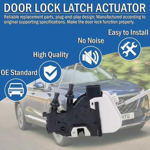 Rear Right Passenger Door Lock Actuator Replacement For Santa Fe XL 2013-2019 Santa Fe Sport 2013-2018 Santa Fe 2013-2018