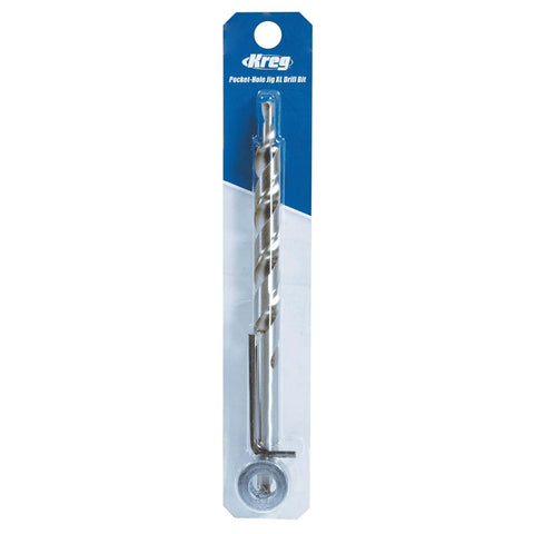 XL 1/2 Inch Pocket Hole Drill Bit For Extra Strong Wood Joints And Nail Tight 2x And 4x Board Connections Replacement Bit in packaging