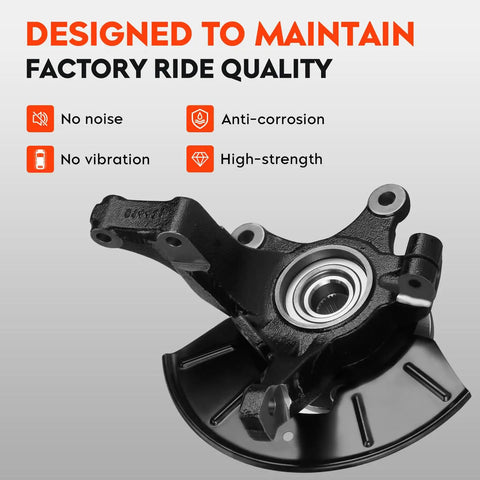 Heavy Duty Steering Knuckle And Wheel Bearing Hub Assembly Replacement For Ford Escape 2005 2012 Mazda Tribute 2005 2011 Mercury