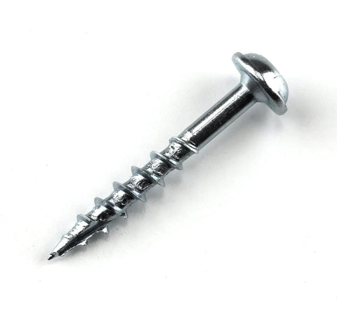 Zinc Pocket Hole Screws For Woodworking And Cabinetry One And A Quarter Inch Coarse Thread Maxi Loc Flat Head Indoor Use 100 Count SML C125 By Kreg Tools