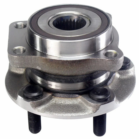 Front view of Front Wheel Bearing And Hub Assembly for Subaru Crosstrek Forester Impreza with five lug heavy duty design.