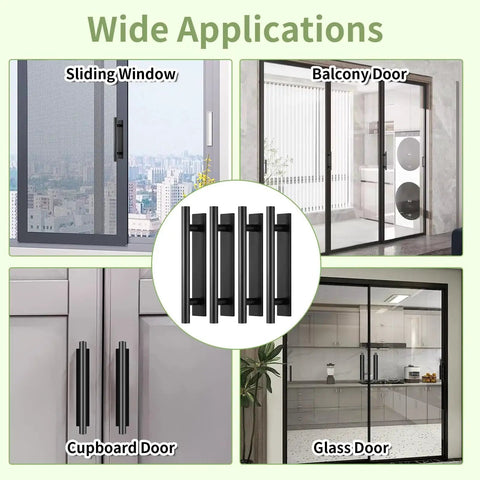 Self Stick Adhesive Cabinet Handles 30 Pack with Double Sided Tape for Easy Installation on various doors and cabinets