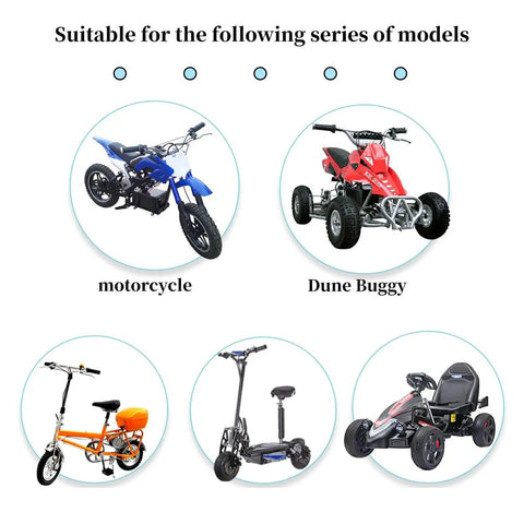Beefy 72V 3000W Brushless Motor Kit With 80A Controller For Go Karts Electric Scooters And Motorcycles shown for various models