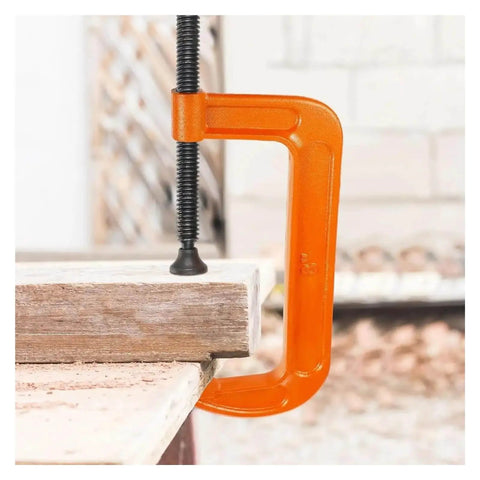 Heavy Duty Woodworking Clamp With C Clip Design For Quick Tool Chuck Panel Fastening And Stable Workholding In All Woodworking Projects 8 Inch Clamp Fixture For Pros And DIY Enthusiasts