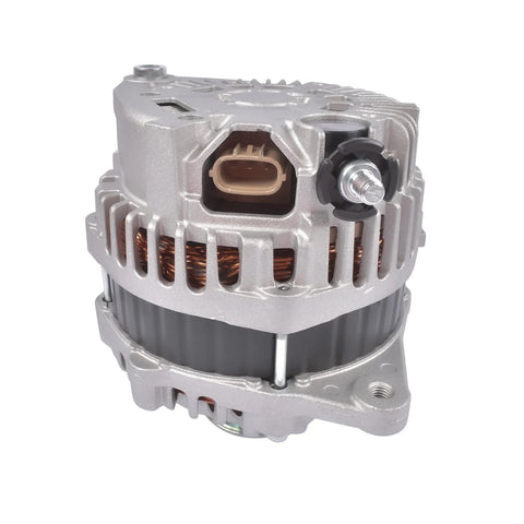 Side view of 130 Amp Alternator Replacement For Nissan Murano Altima Maxima Quest 3.5L V6 2006-2016 Plug-And-Play OE-Fit