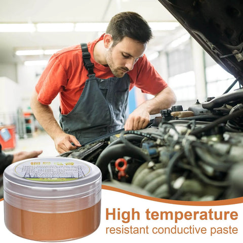 Mechanic using Electrical Grease Conductive Paste For Automotive And Electronics Copper Anti Seize Compound High Temperature
