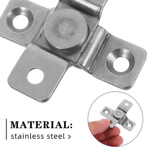 Stainless Steel Two Pack Torque Shaft Hinges With Friction Pivot For Cabinets And Furniture Doors 2 Nm Buffer Damping