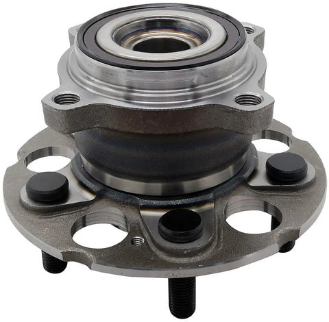 Front view of Rear Wheel Bearing And Hub Assembly For Select Acura And Honda Models Complete No Fuss Drop In Fit With OEM Quality Bearings