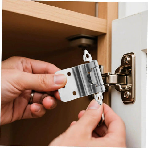 Installing Soft Close Inset Cabinet Hinges 8 Pack With Door Bumpers For Kitchen Bathroom And Bedroom Furniture Hardware Easy Installation