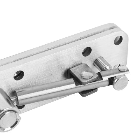 Close-up of Hidden Door Hinges Stainless Steel Heavy Duty 360 Degree Pivot with Reinforced Pivot Column for Wood Doors