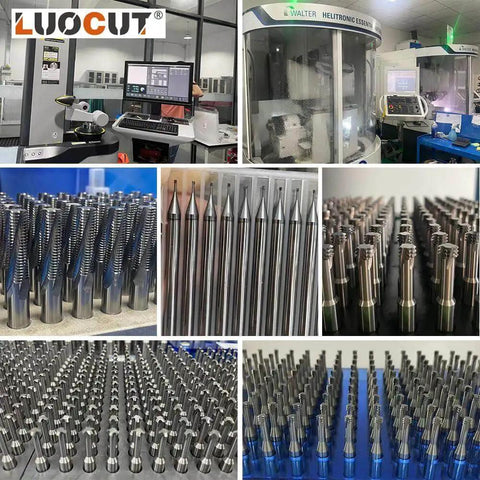 Metric Carbide Thread Milling Cutters For Aluminum CNC End Mills 60 Degree Threading Tools 3.15mm Diameter 0.5 To 0.8mm Pitch DLC Coated Heavy Duty 5 Pack For Replacing Taps And Boosting Rigidity In Metal Working displayed in a manufacturing setting.