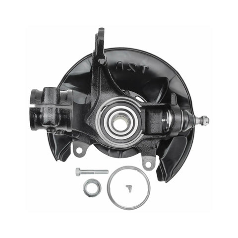 Front view of Pair Front Left And Right Steering Knuckle And Wheel Bearing Hub Assembly For 2013-2017 Accord 3.5L Bolt-On