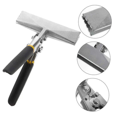 Heavy Duty Hand Seamer For Sheet Metal Bending With Long Reach Pliers And Offset Jaw Flat Plate Design Manual Bending Tool In Chrome Vanadium