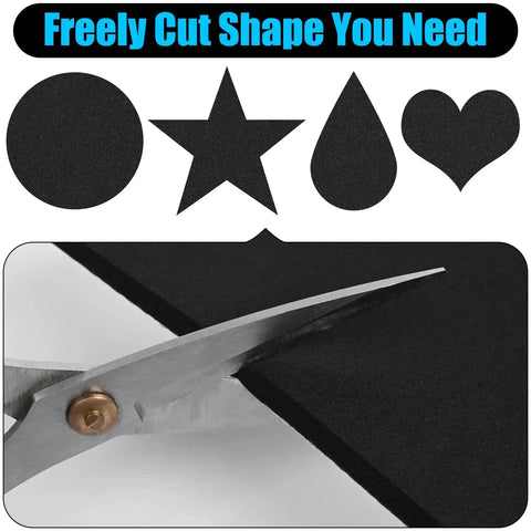 Cutting Eight Pack Adhesive Neoprene Foam Padding Sheets Half Inch Thick Four By Four Inches Self Stick Vibration Dampening Pads