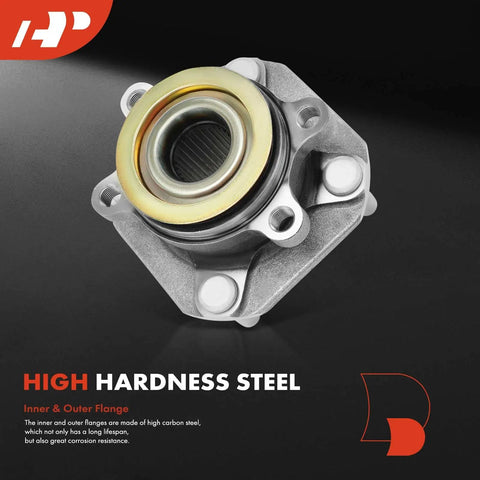 Front Wheel Bearing And Hub Assembly For 2007 2012 Nissan Sentra With Four Lug And Four Wheel ABS Beefed Up Durability