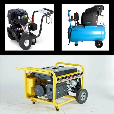 Generators and air compressor for use with Two Pack Heavy Duty Rubber Foot Pads For Noise Reduction And Vibration Damping, 2.5 Inch Anti Vibration Pads For Generators, Pumps, Air Compressors, Pressure Washers And Trailers With Screw Kits.