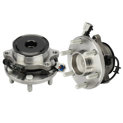 Set of two Front Wheel Bearing And Hub Assembly 515064 RWD With ABS Drop In Fits Nissan Frontier 2005 2018 6 Lug Bolts