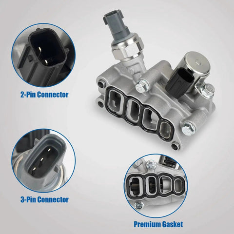 VVT Solenoid With Sensor And Gasket For Honda Pilot Accord Odyssey Replaces 15810-RKB-J01 Engine Variable Valve Timing Control
