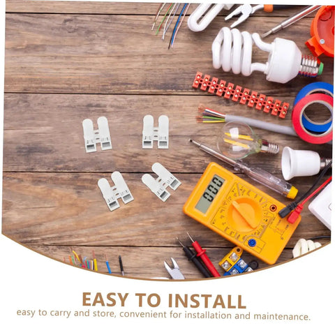 55 Piece Spring Clamp Terminal Blocks And Wire Connectors Kit For LED Lighting Wiring Quick Connect Push Terminals Barrier Strips