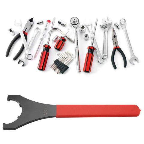 58Mm Opening ER40 Collet Chuck Wrench Handy Pro Grade Spanner for Lathe and CNC Milling Chucks Red Nut Removal Tool for ER40UM Nuts